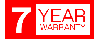 7 Year Warranty