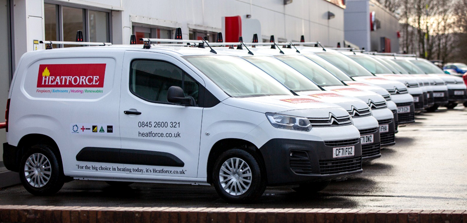 10 Berlingo Vans for  Heatforce